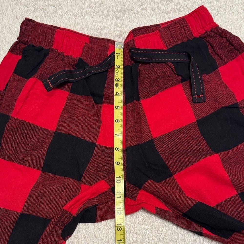 π EUC Unisex Old Navy Red & Black Buffalo Plaid Pajama Pants β Size S - Picture 5 of 9